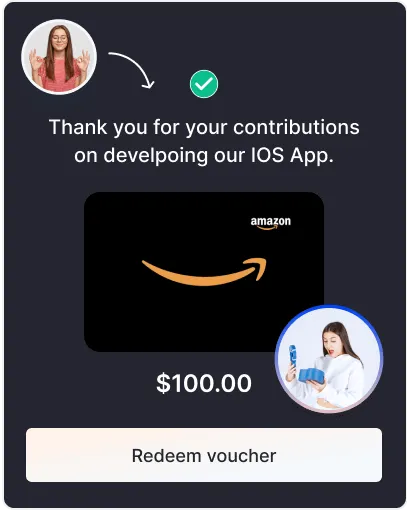 Redeeming $100 Amazon voucher