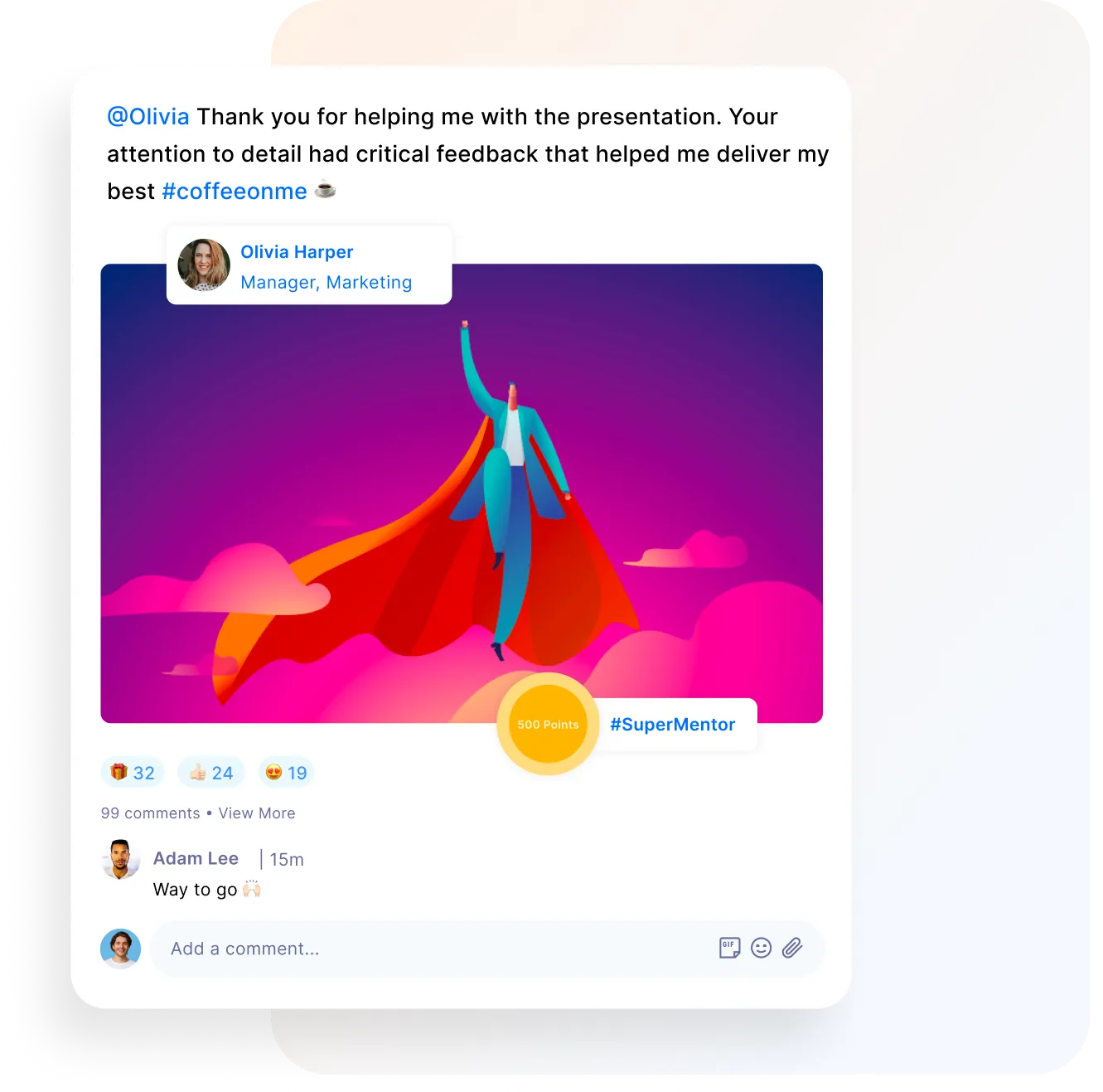 reasons to choose Empul - Peer to peer recognition