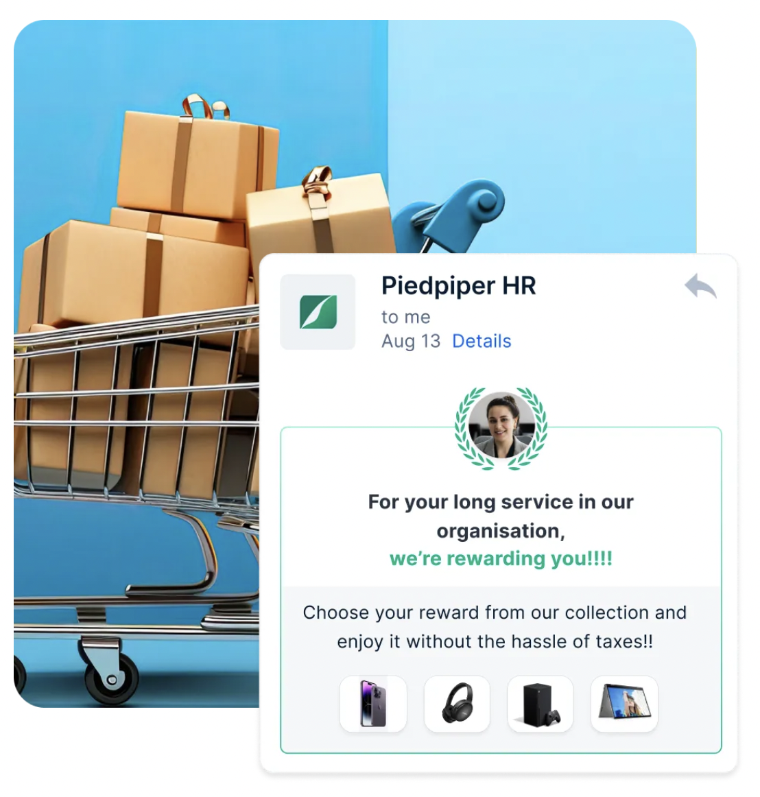 Celebrating Surendar's birthday on Empuls employee engagement platform