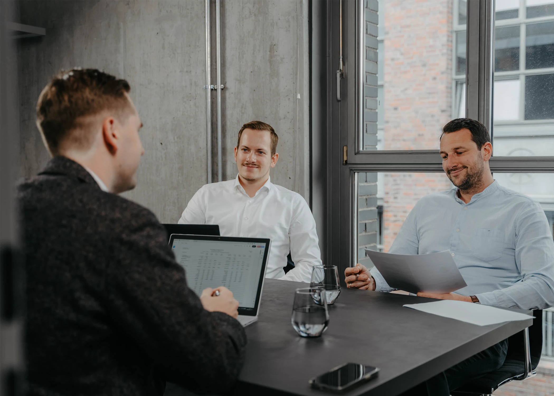 Venture Advisory Partners GmbH Webdesign-Detail – User Experience von Klein & Rose Frankfurt