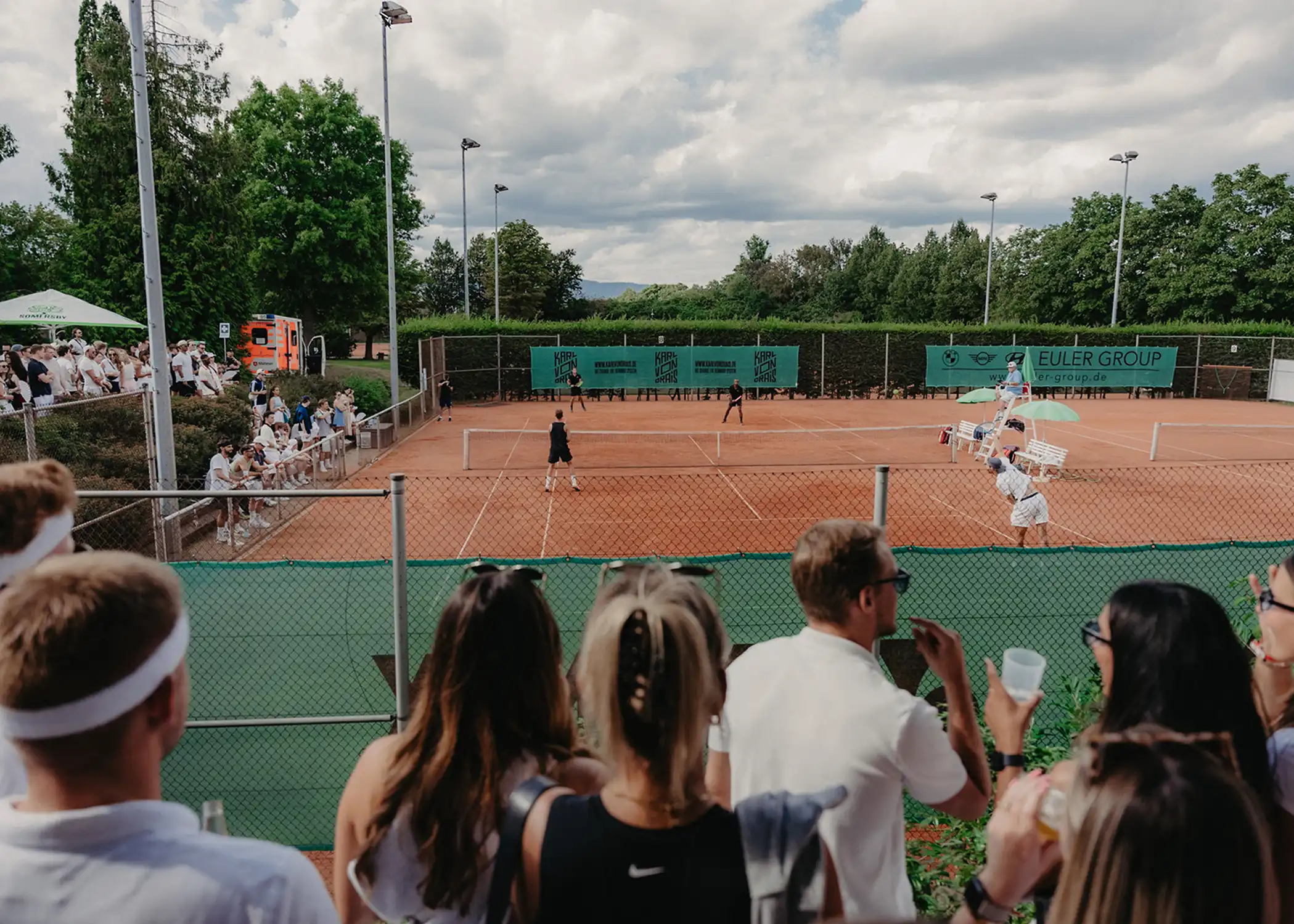 Fifteen Love Tennis Recap 2024 Website-Ausschnitt – Informationsarchitektur von Klein & Rose