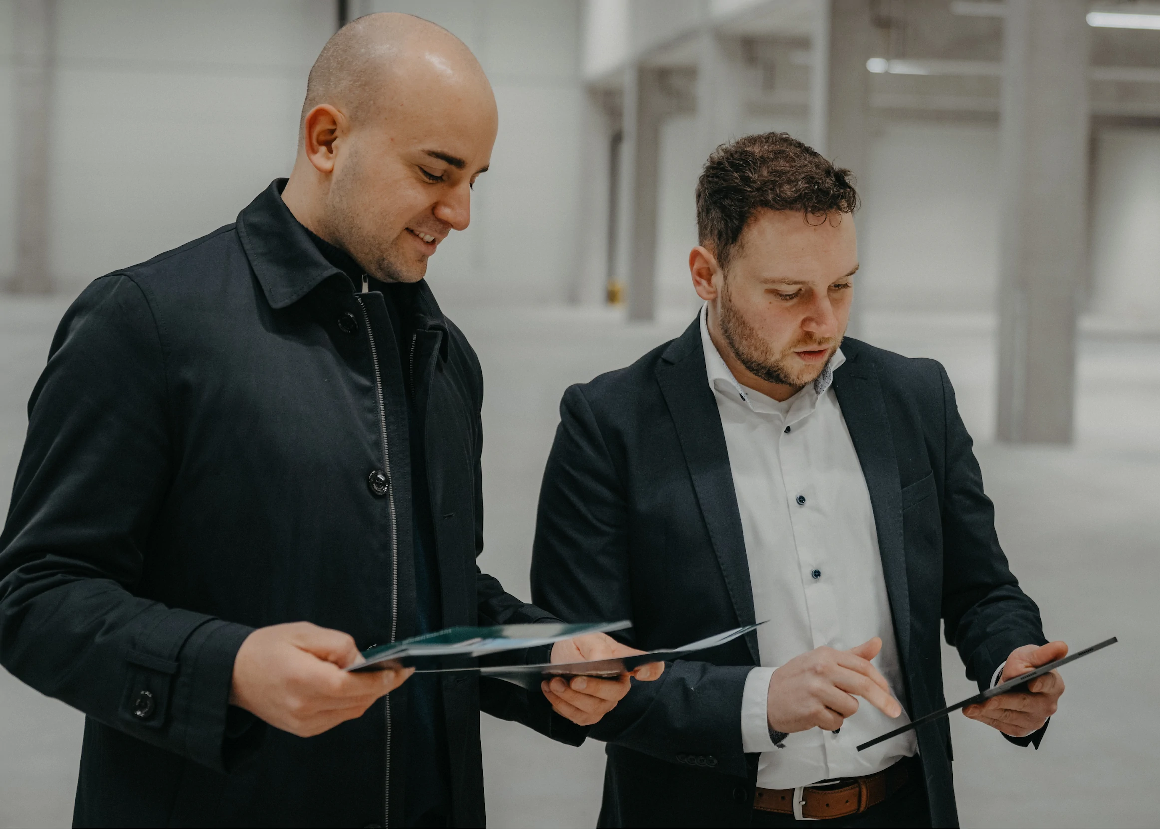 PrimeLog Real Estate GmbH Website-Ausschnitt – Informationsarchitektur von Klein & Rose