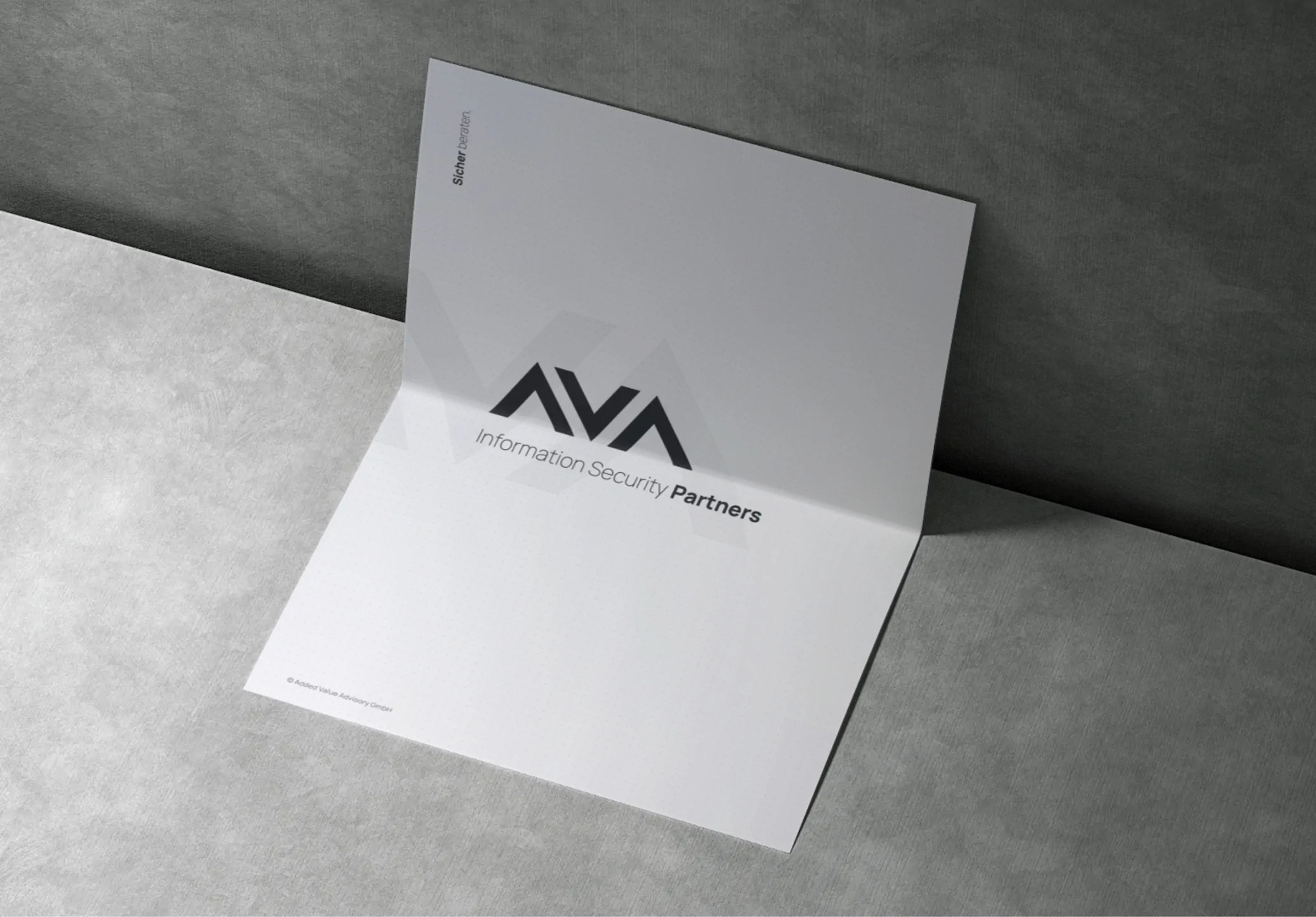 Added Value Advisory Seitenbereich – Bildsprache und Layoutkonzept