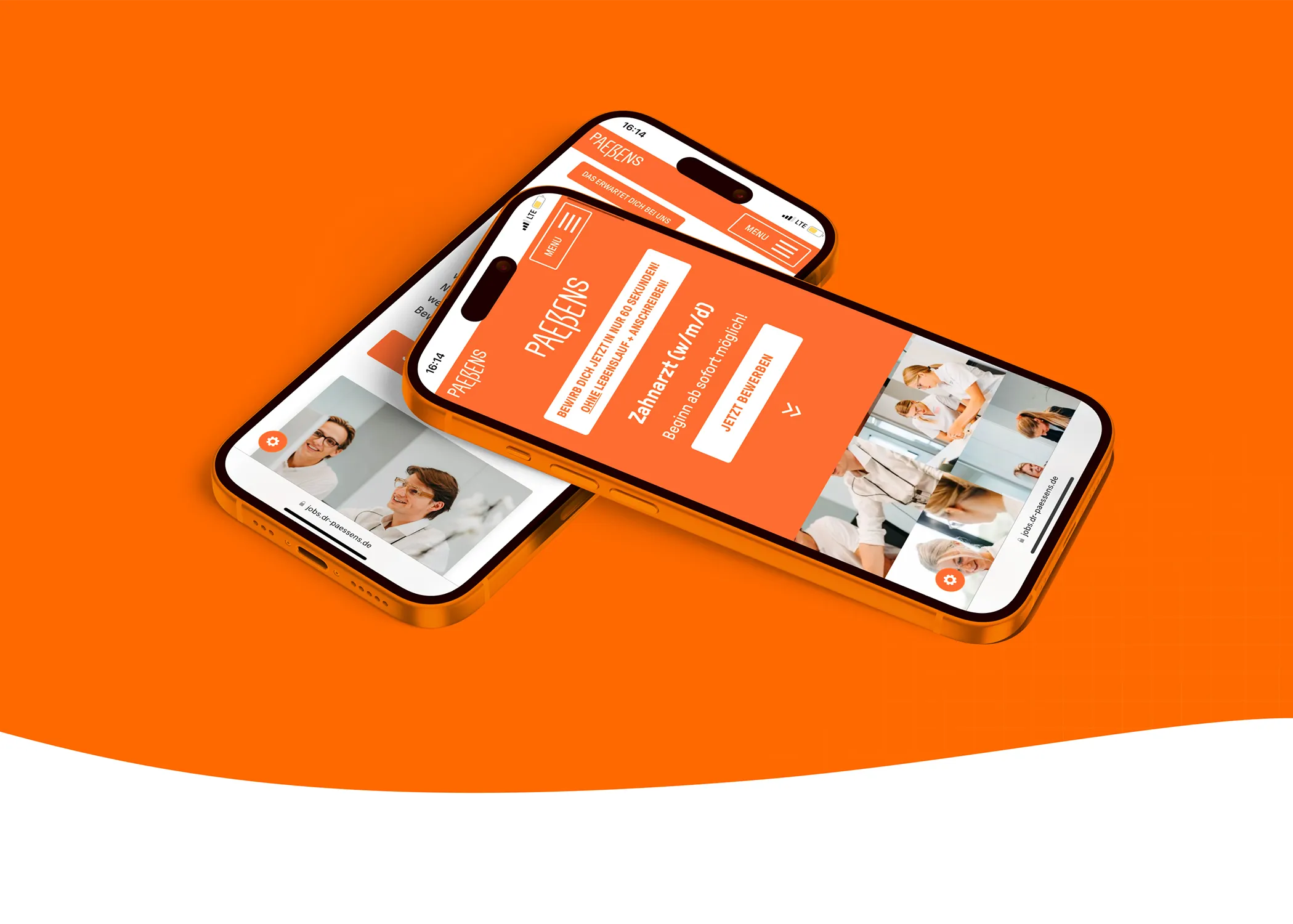 Paeßens Zahnwelten Seitenbereich – Bildsprache und Layoutkonzept