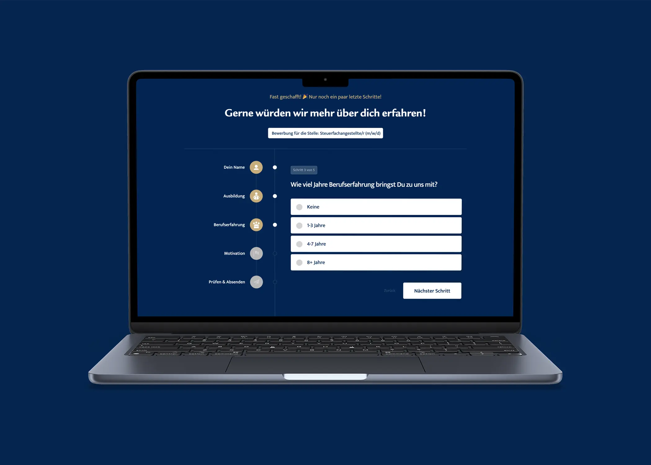 Steuerkanzlei Reuter Seitenbereich – Bildsprache und Layoutkonzept