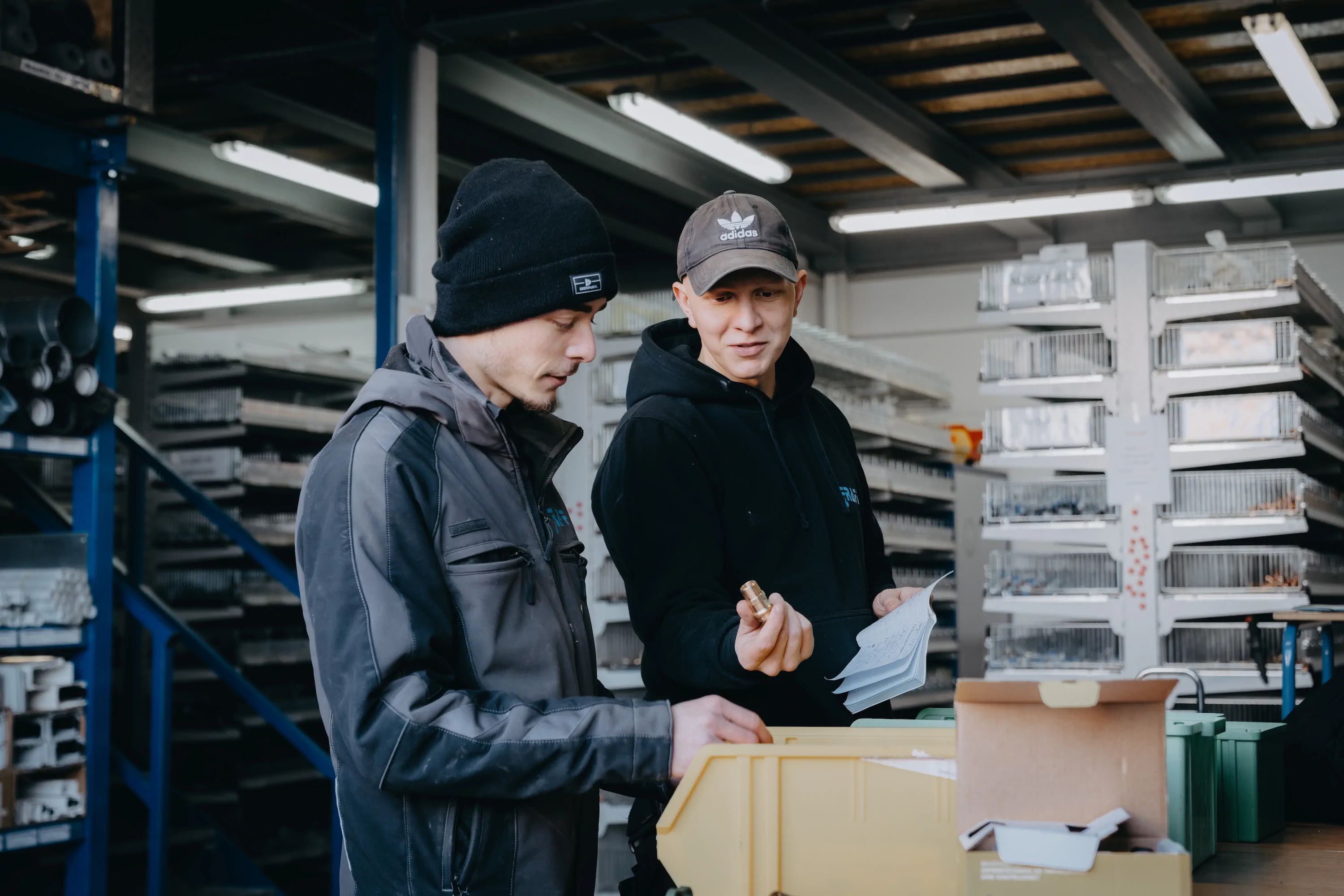 Raff Sanitär Fotoshooting – kreative Bildkomposition