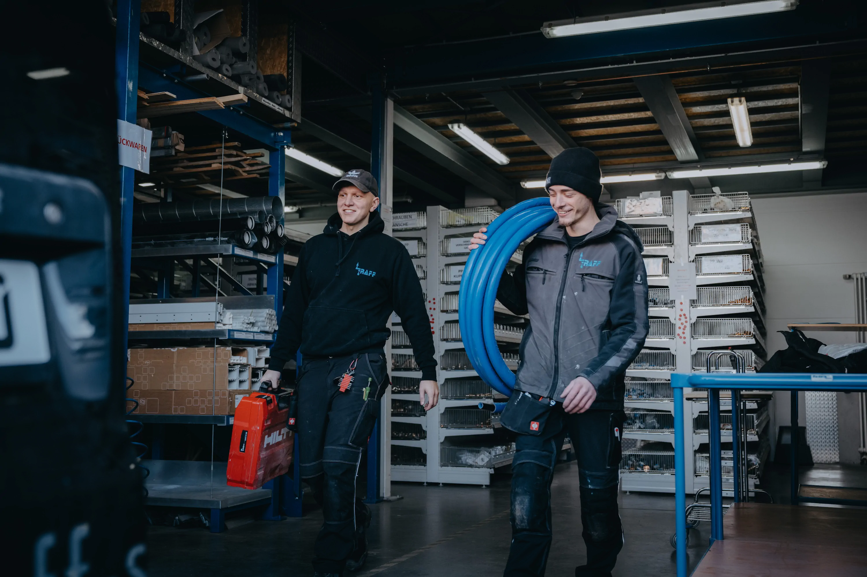 Brandshooting Raff Sanitär – Impression Klein & Rose