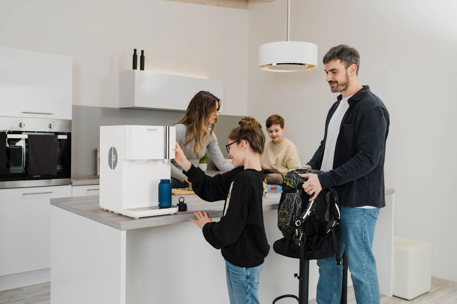 Kampagnenshooting AQMOS Wasseraufbereitung | Kampagnenshooting – weitere Perspektive