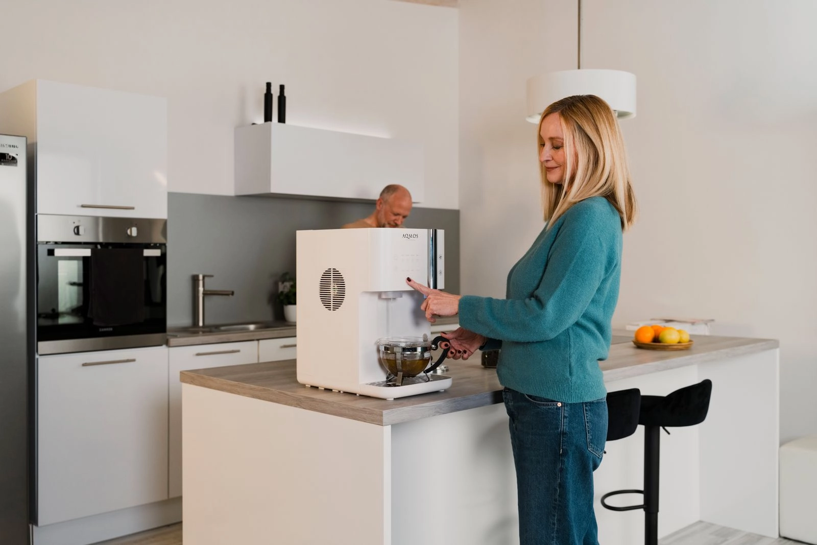 Professionelle Aufnahme AQMOS Wasseraufbereitung | Kampagnenshooting von Klein & Rose Frankfurt