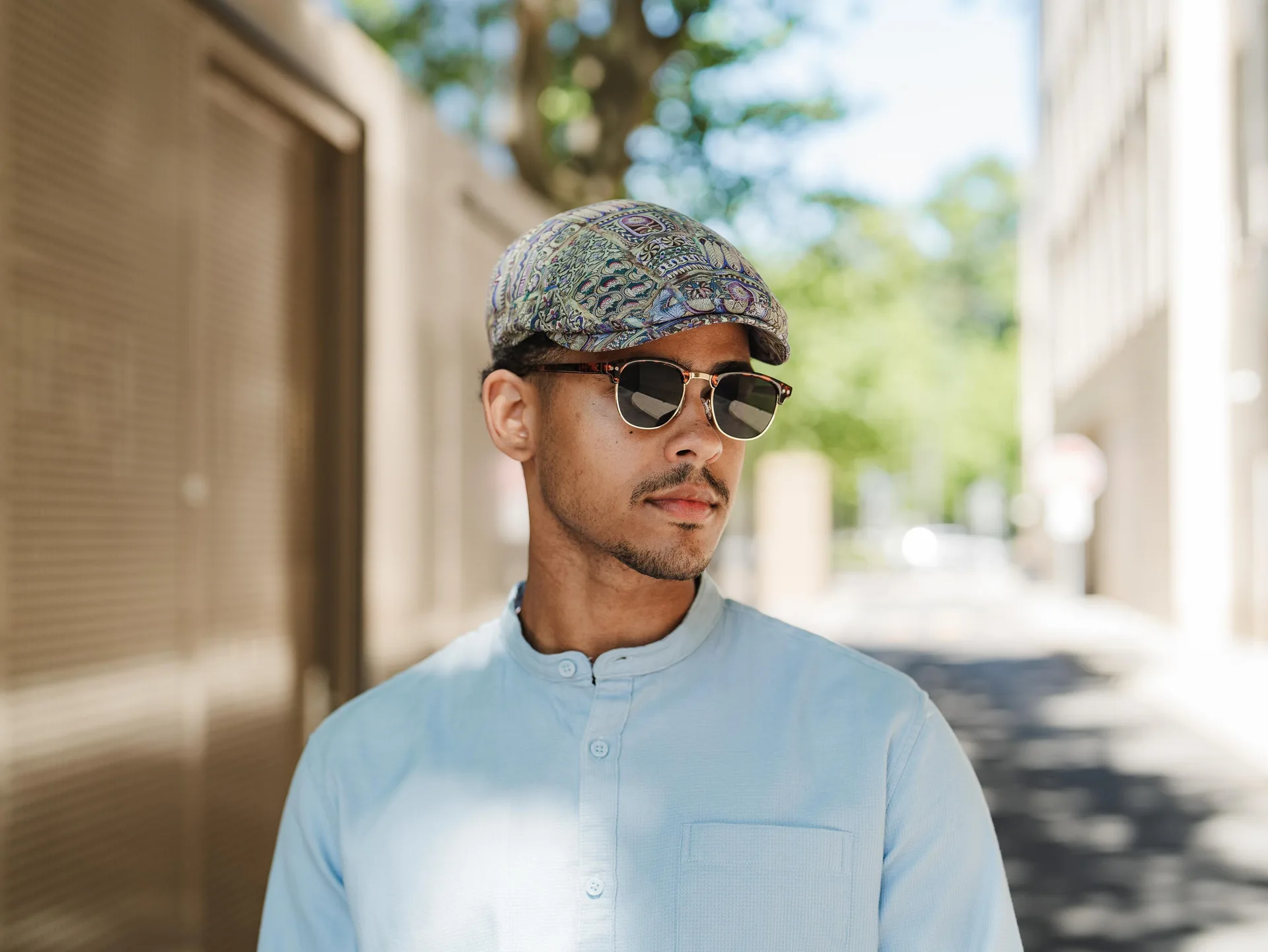 Goettmann caps and hats Kampagnenshooting – Detailaufnahme aus dem Projekt