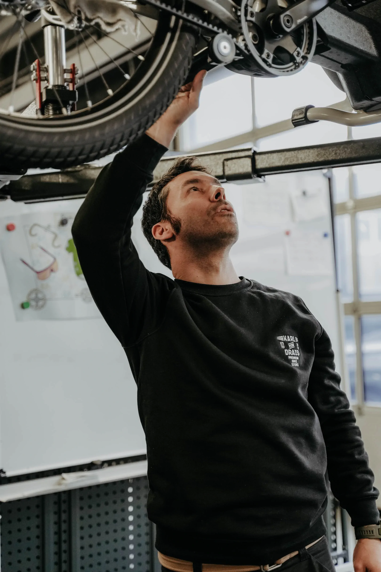 KVD Bikestore – Employer Branding Brandshooting – Fotoshooting Klein & Rose Frankfurt