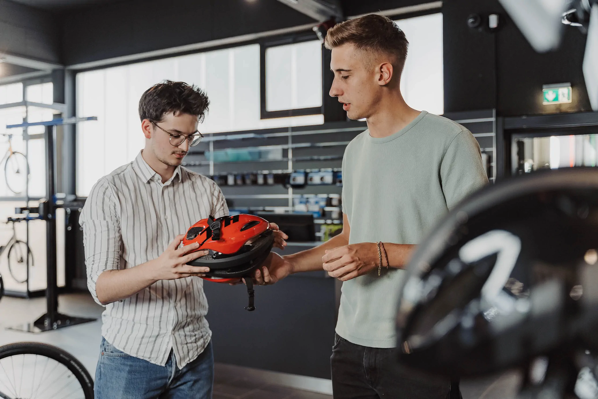 KVD Bikestore – Employer Branding Markenbilder – Aufnahme Frankfurt