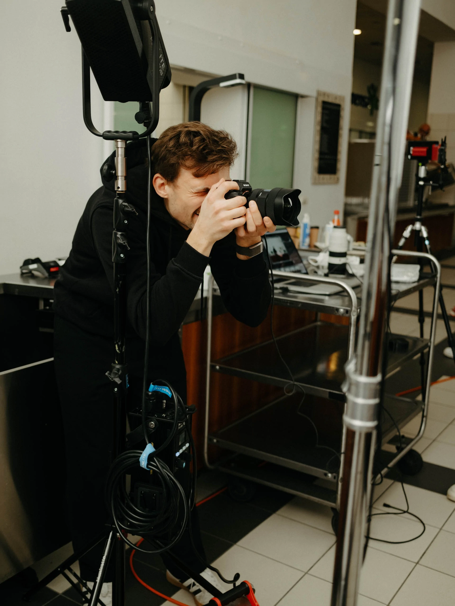 Visioncheckout Behind the Scenes - Kameraeinstellung