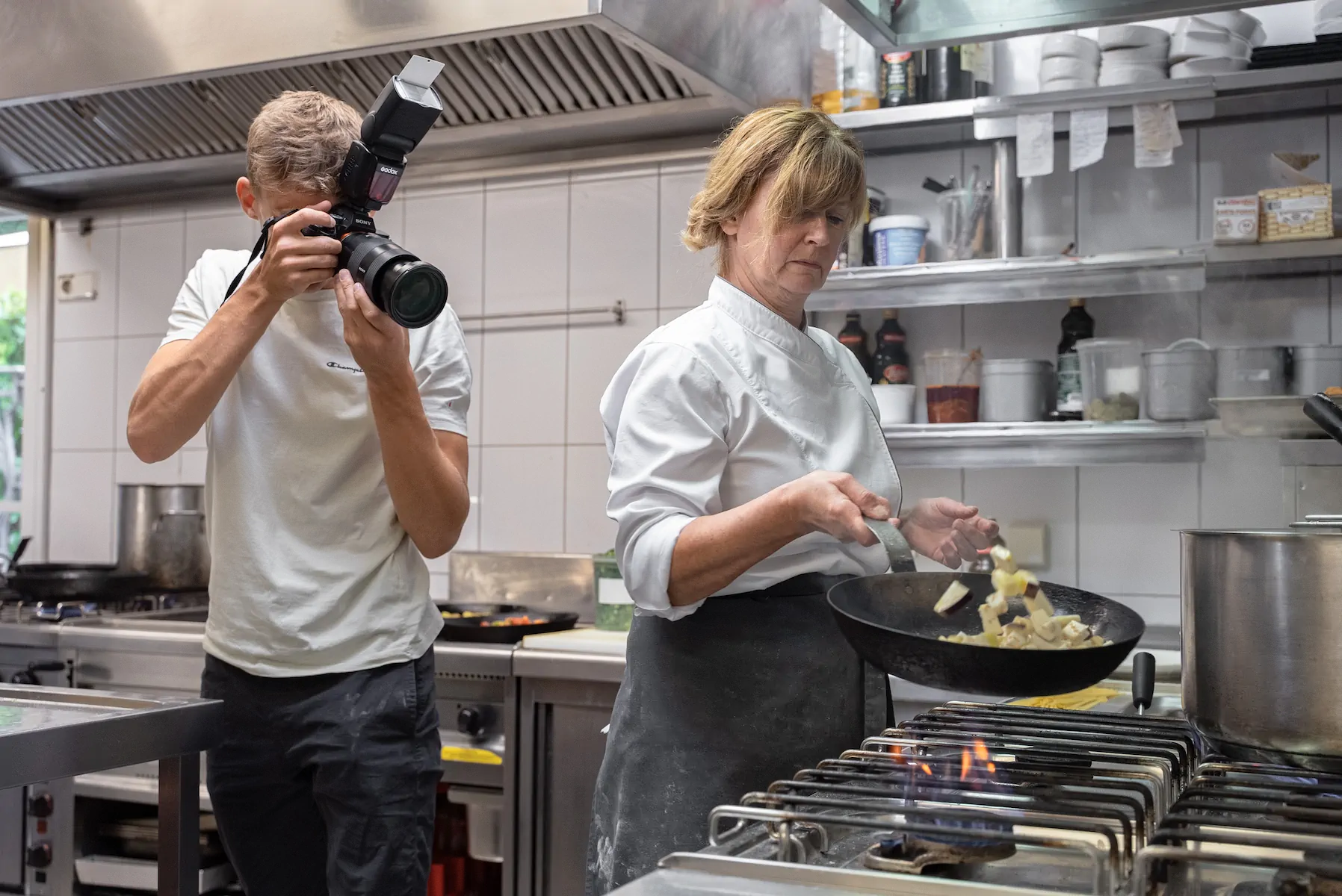 Ristorante Girasole Behind the Scenes - Gerichtfotografie