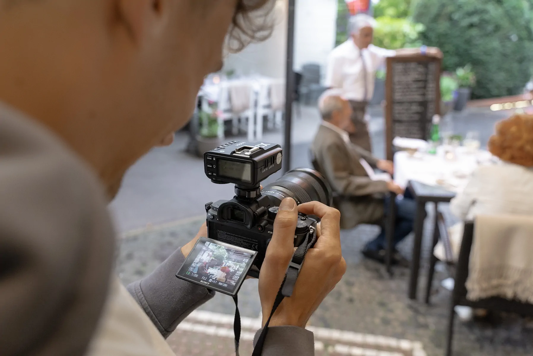 Ristorante Girasole Behind the Scenes - Interieur Aufnahme