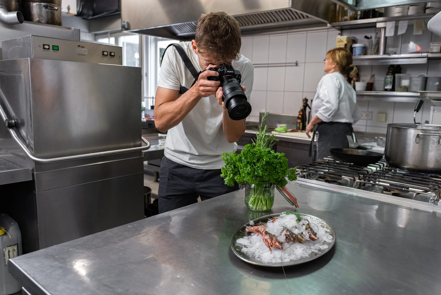 Ristorante Girasole Behind the Scenes - Detailaufnahme