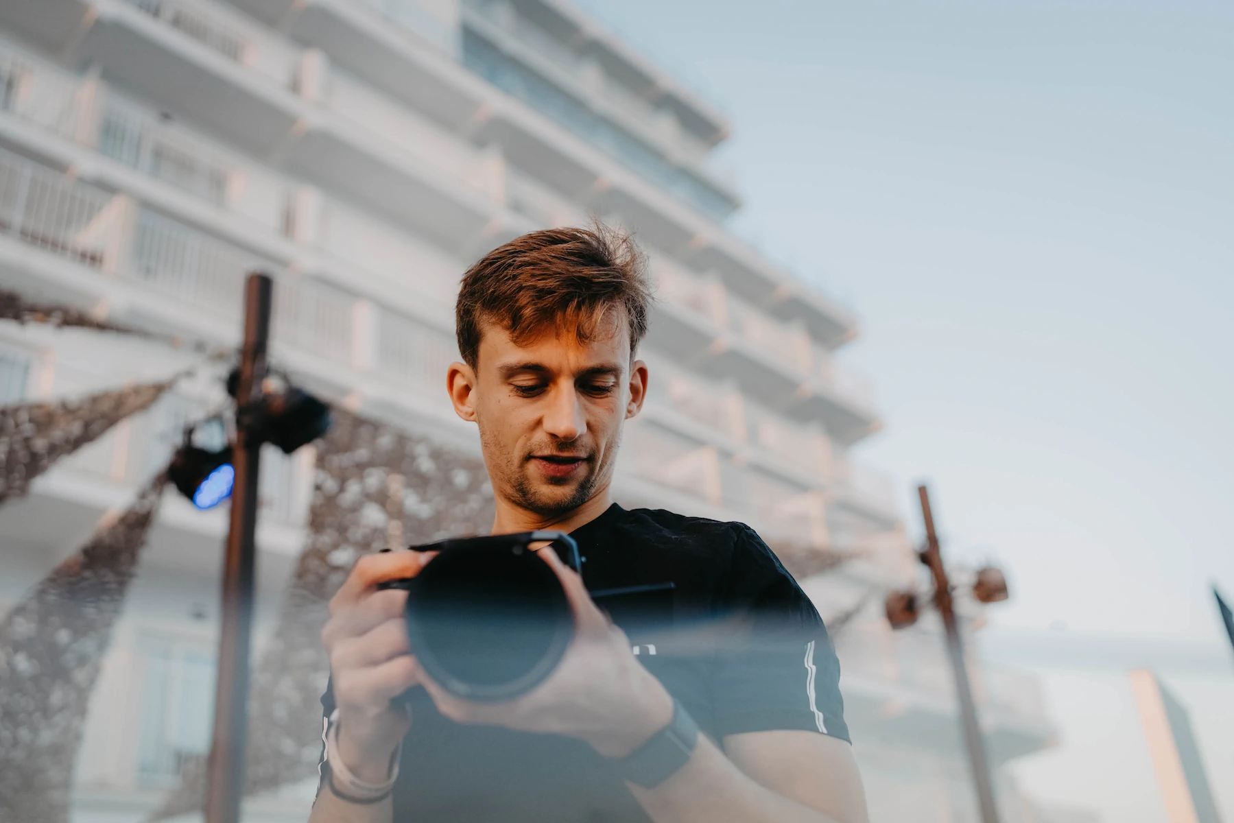 Chain4Travel Behind the Scenes - Lichtsetup