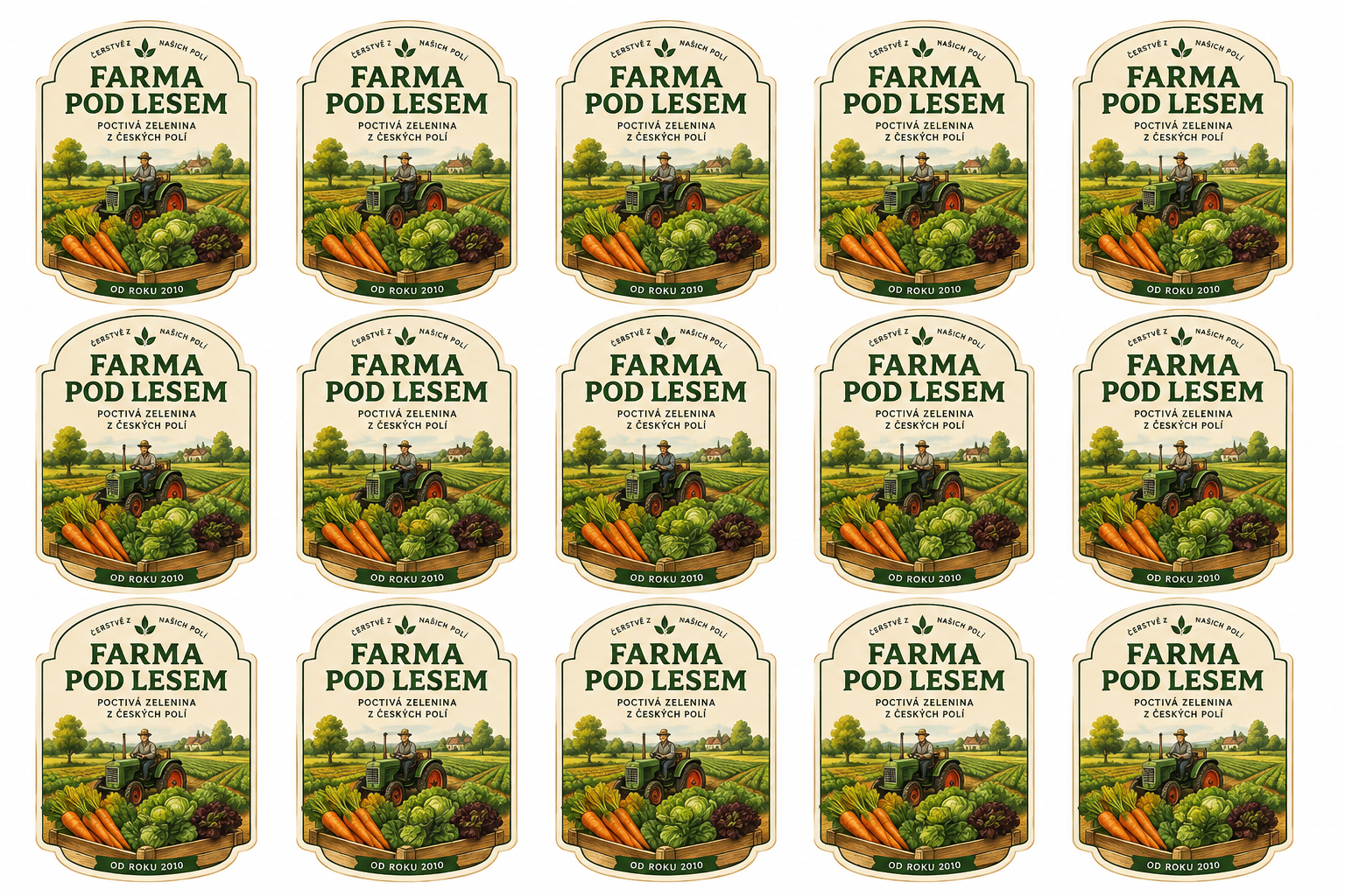 Stále více tiskneme pro české farmáře