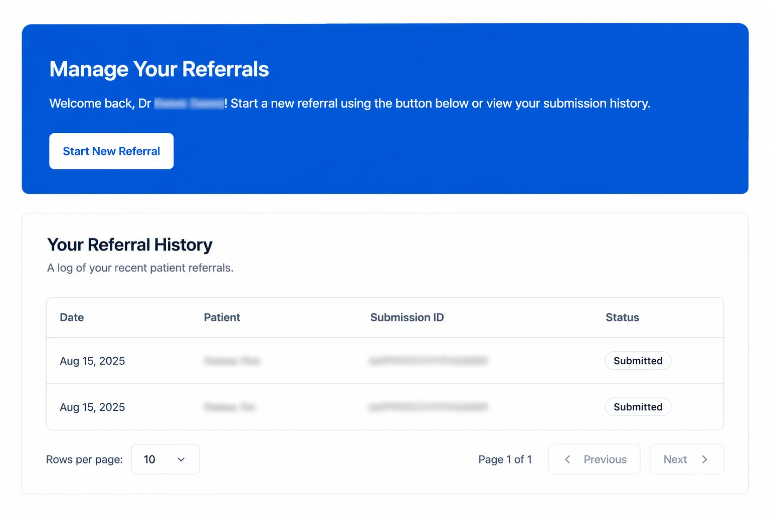 Referral Step Three
