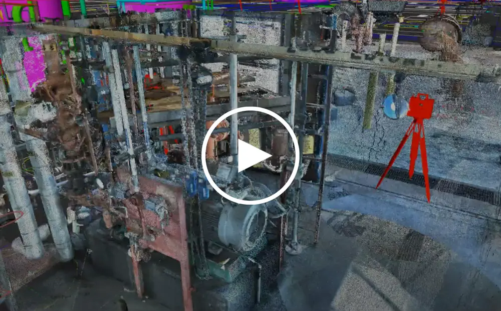 Video of the 3d Model Facility Assembled From 90 Days of Point Cloud Data