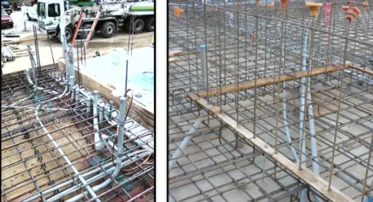 Conduits in Rebar Slabs