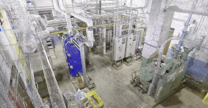 3D laser scanning point cloud