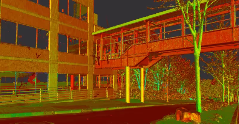 3D laser scanning point cloud