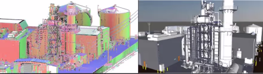 As-built project of facility