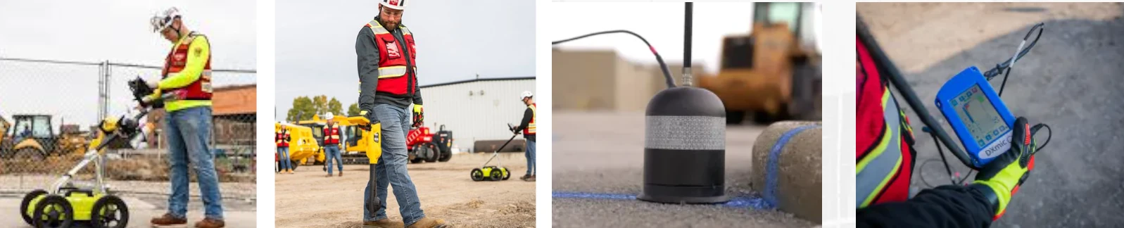 Underground utility locating equipment