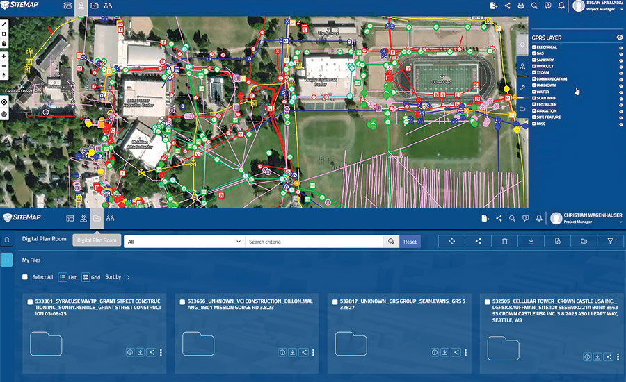 SiteMap is a cloud-based infrastructure mapping application