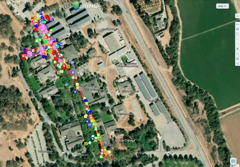 How GPRS Utility Locating & SiteMap Captured Accurate Data for 150-Acre Community College