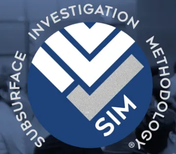 The blue, grey, and white logo for Subsurface Investigation Methodology