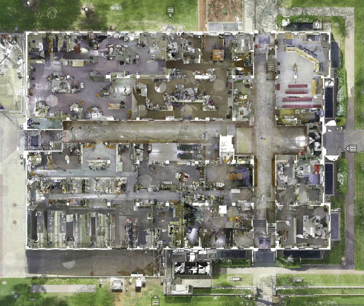 Point Cloud Courthouse for Renovation