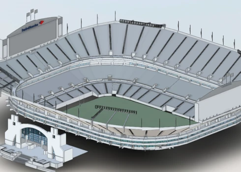 Reality capture of stadium