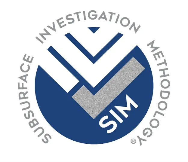 The blue, white, and grey Subsurface Investigation Methodology logo.