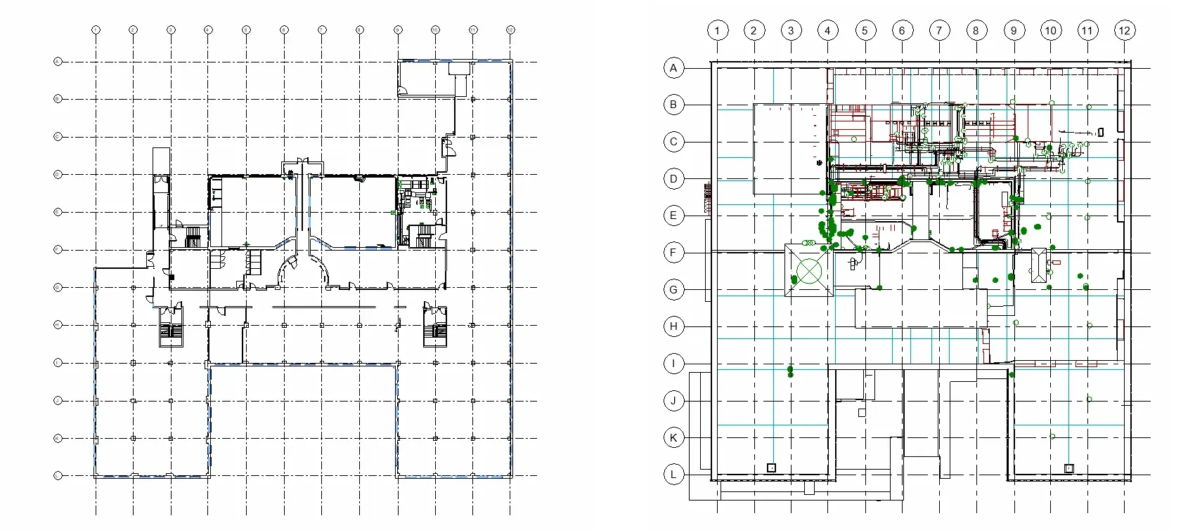 2D CAD Drawing of Data Center