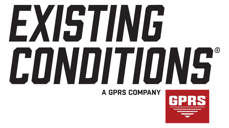 A black and white image of a red and white sign that says "Visiting Conditions". - GPRS Images