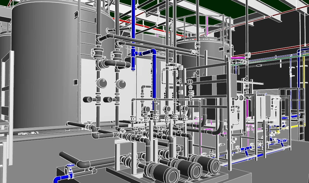 3D Laser Scanning Water Treatment Plant for Major Infrastructure Upgrade