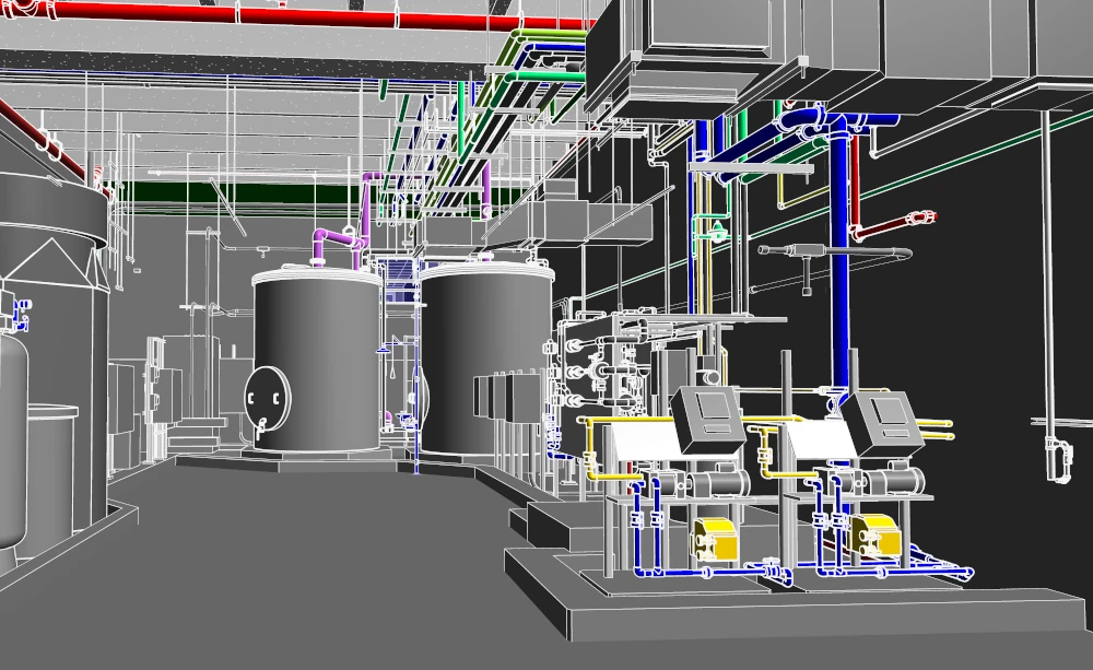 3D Laser Scanning Water Treatment Plant for Major Infrastructure Upgrade