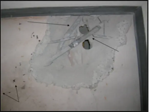 Concrete Damage Repair of a Cut Conduit