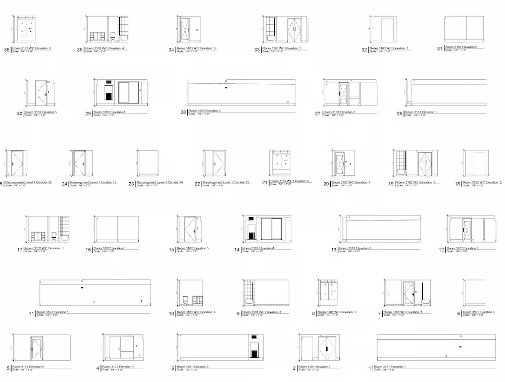 GPRS 2D Interior Elevations