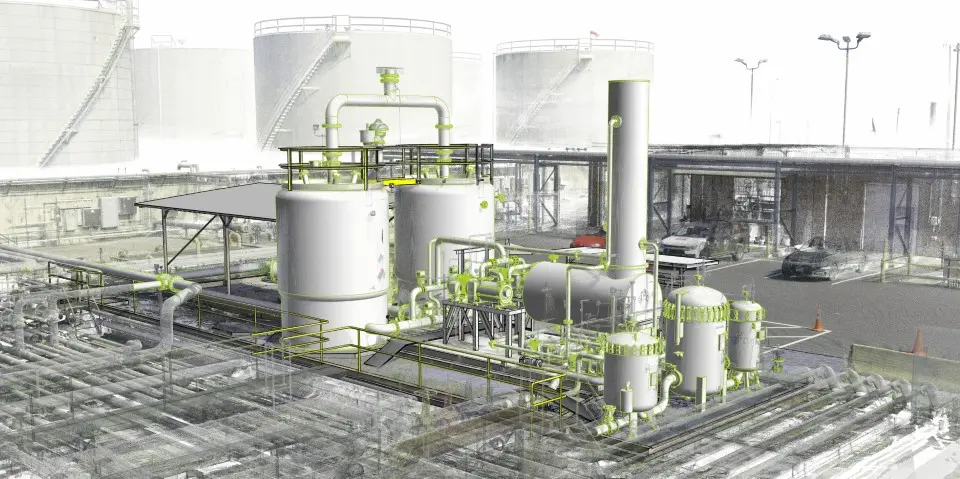 GPRS’ MEP 3D BIM Model and 3D Point Cloud