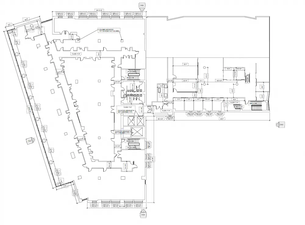 GPRS floor plan of Columbia University’s Irving Medical Center.