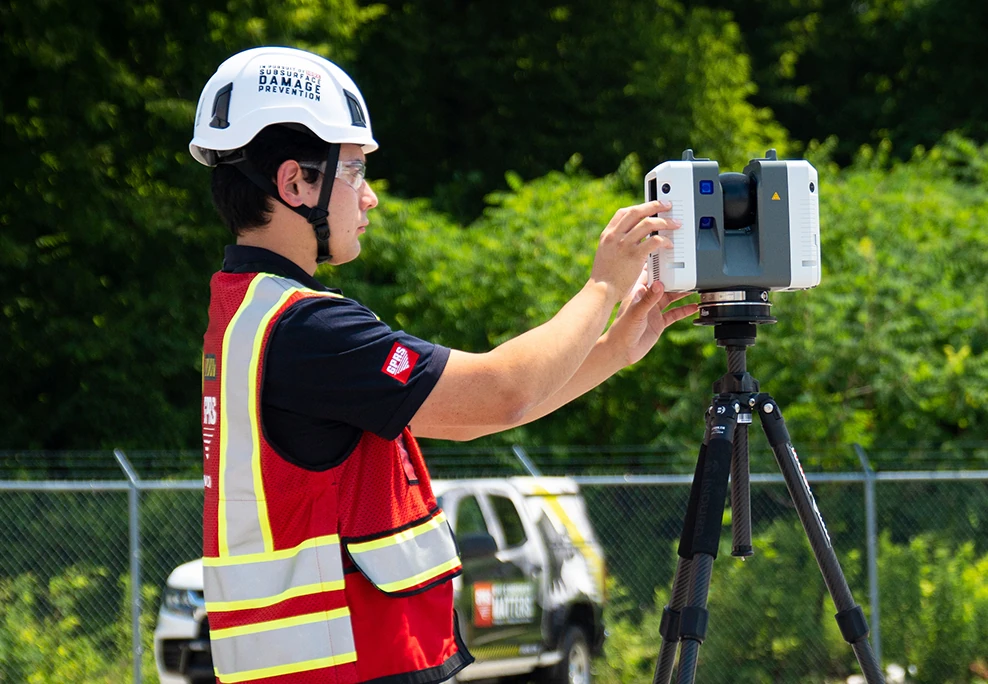 GPRS 3D Laser Scanning Process