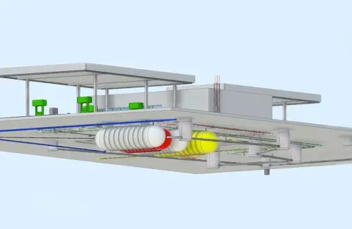CAD 3D Utility Site Plan – VDC Coordination Example | GPRS