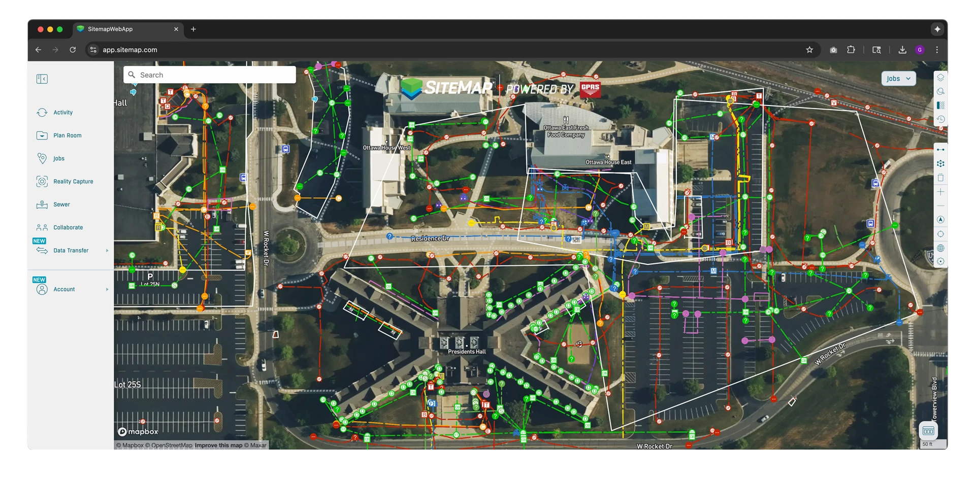 SiteMap Desktop Image  -I mproved User Interface & Experience