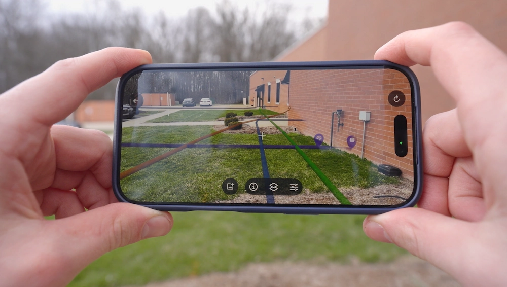 SiteMap platform displayed on ipad