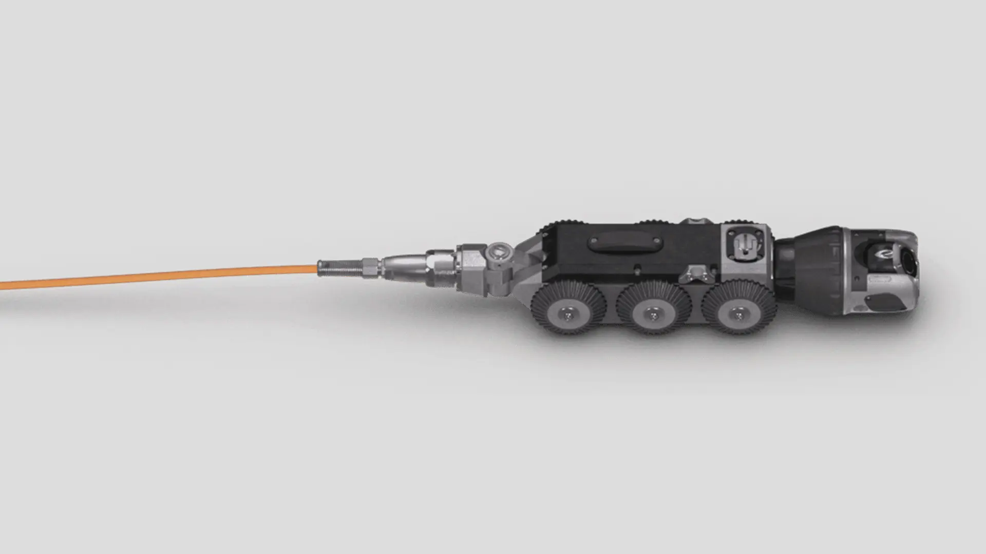 Small Diameter Crawler used for CCTV inspections of sewer mainlines in GPRS video pipe inspection services.