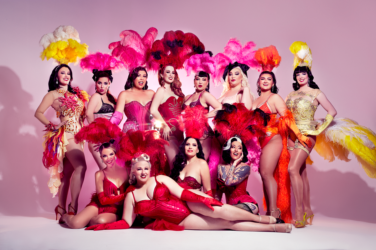 Bombshell Burlesque Academy portrait photographer