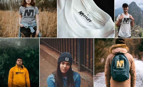 grid of motley products